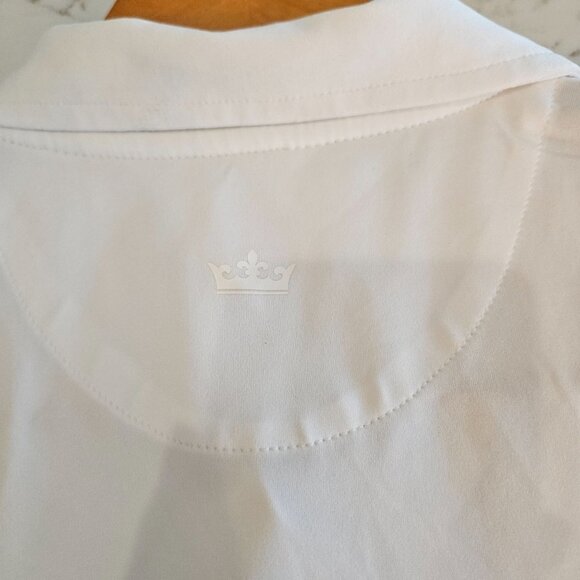 Peter Millar White Polo Shirt, E4 Wicking and 50+ UPF Women's XL - Picture 7 of 11